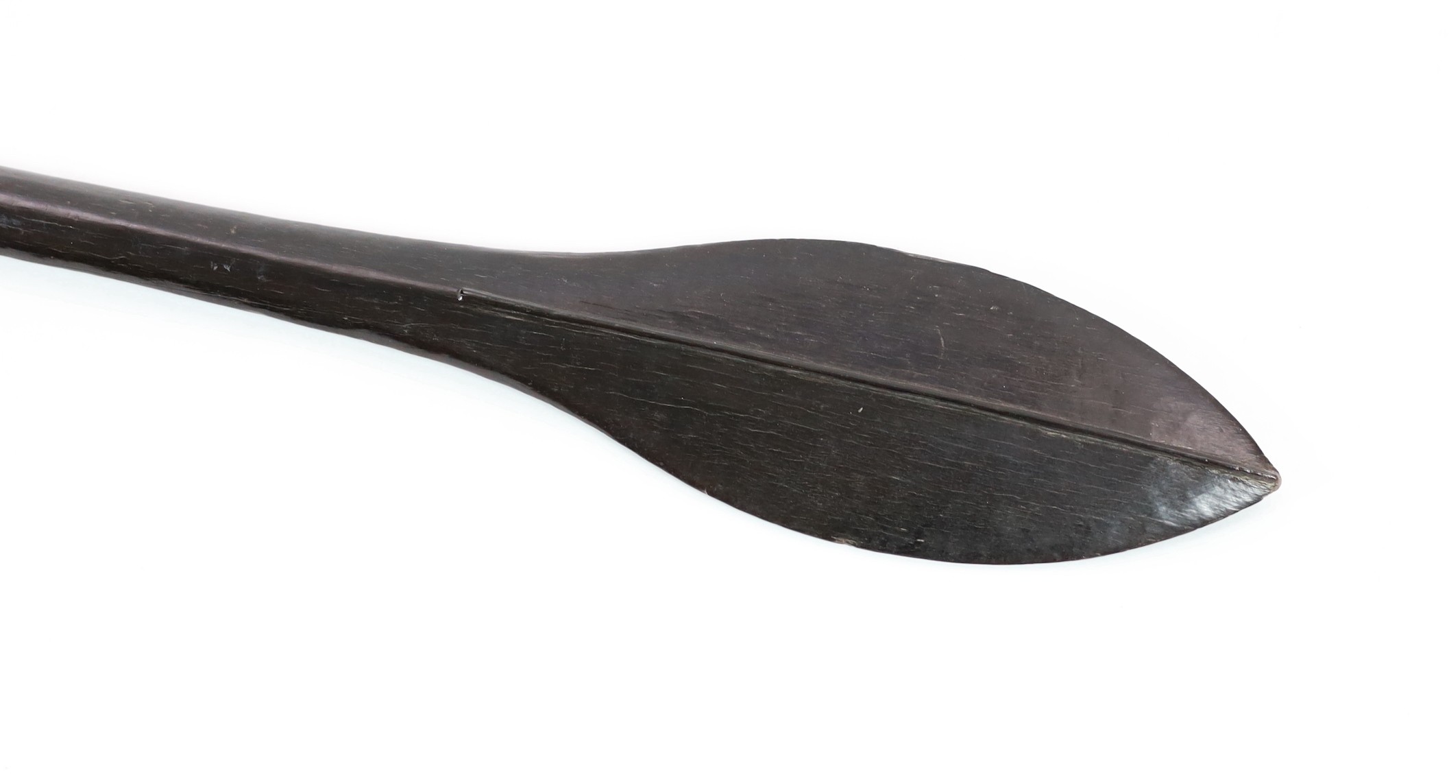 A Tongan hardwood war club, 116cm long
